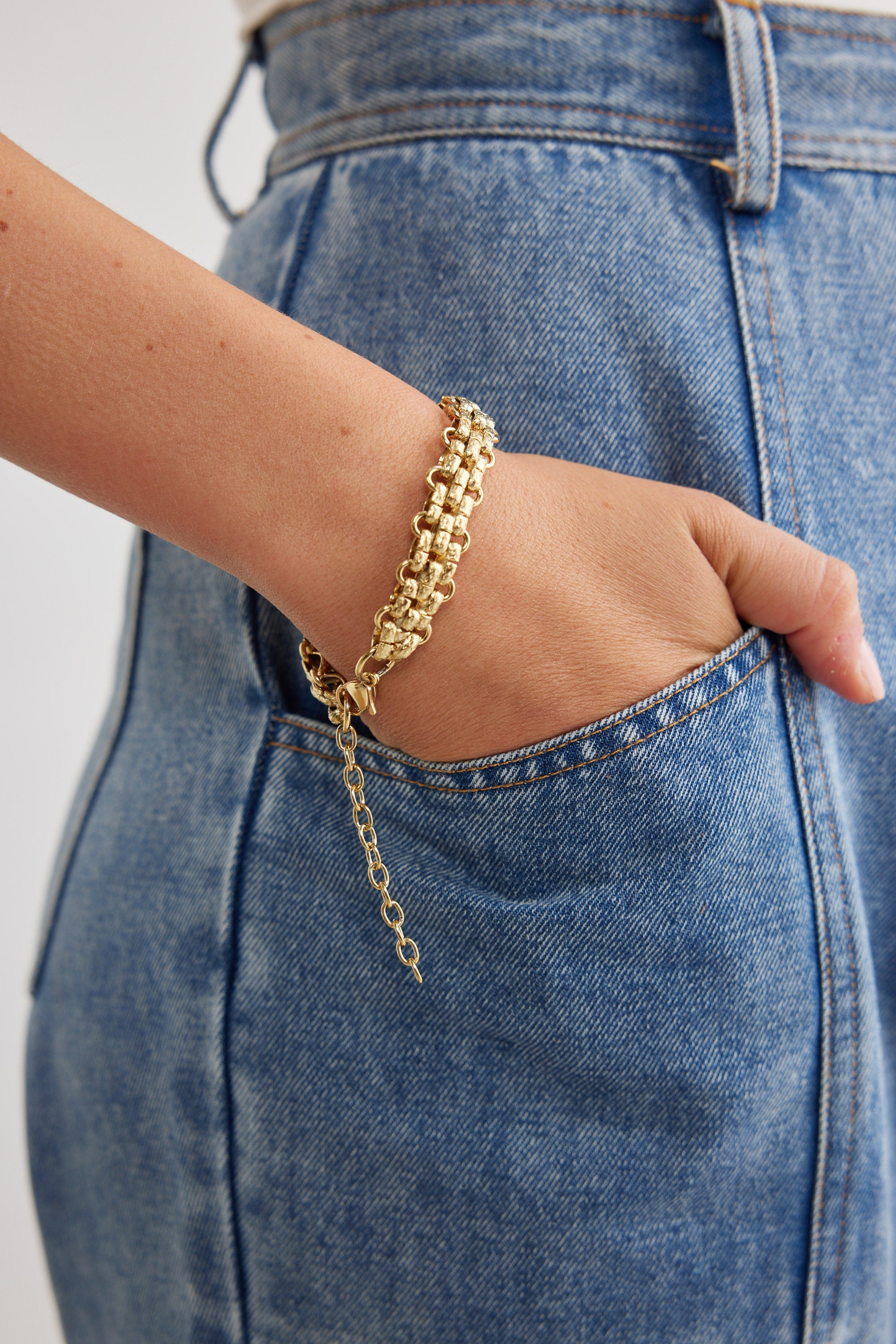 Rolo Chain Bracelet | Handmade by Delia Langan Jewelry